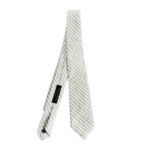 Rag & Bone Seersucker Slim Tie Blue White Stripe Cotton Preppy Handmade USA